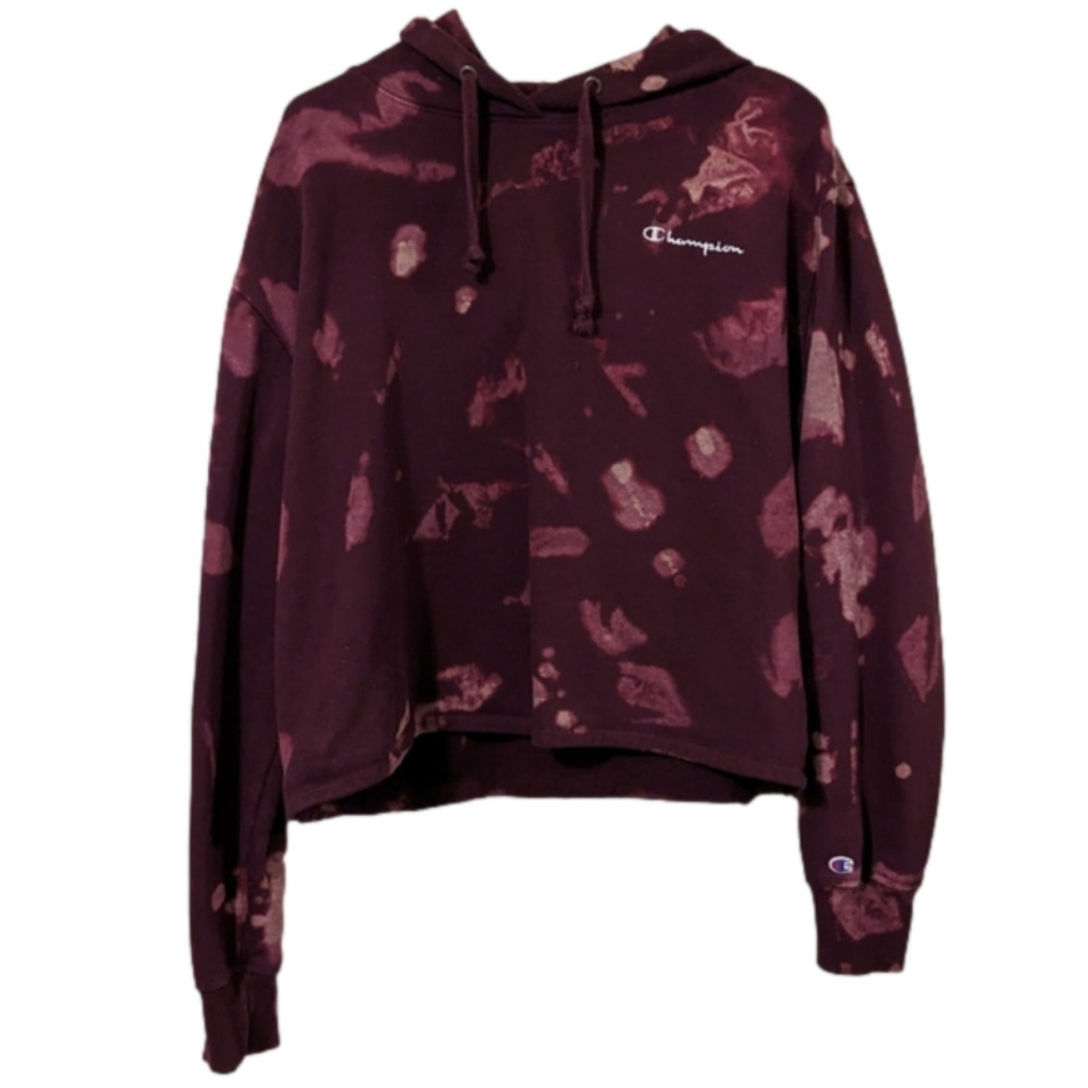 Champion maroon bleached sweatshirt size XL